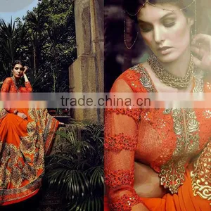 Lengha Saree Online Shopping thumbnail-4