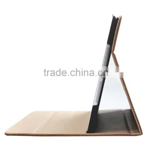 Wood Grain Leather Cases for Apple IPad Air 2 Stand Tablet Case thumbnail-4