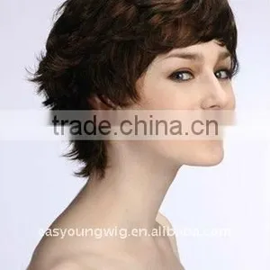 New Short Women's Synthetic Lace Wig for Mum, Mother Wigs thumbnail-2