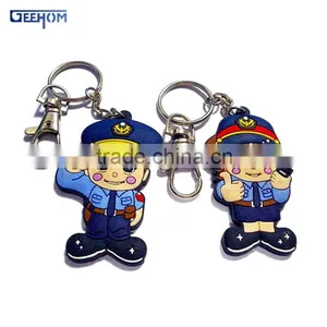 3d Cartoon Pvc Figure Keychain thumbnail-2