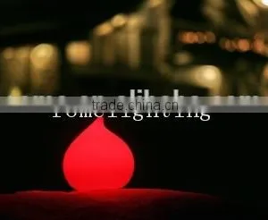 Hot Sale Rechargeable Cordless LED Light up Decoration Table Peach Lamp thumbnail-3