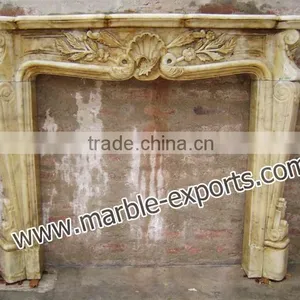 Marble Carved Fireplace thumbnail-1