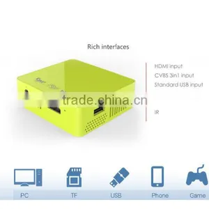 2016 Newest China Mini DLP 854*480 800lumens Smart Phone Projector UC50 thumbnail-5