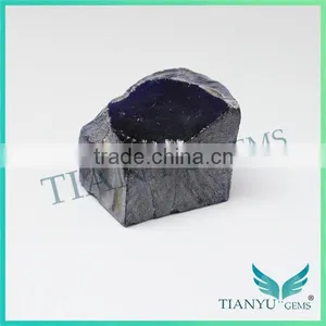 China Wholesale Bulk Rough Gemstones Fancy Nano Sital Blue Sapphire Gemstones in the Rough thumbnail-1