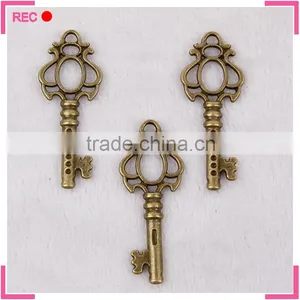 Key Shaped Copper Pendant, Custom Made Key Pendant thumbnail-3