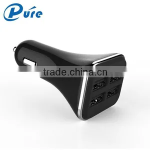 OEM 5.2A/6.8A Intelligent Recognition Car Charger Premium 4 Usb Car Charger for Mobile Phones thumbnail-3