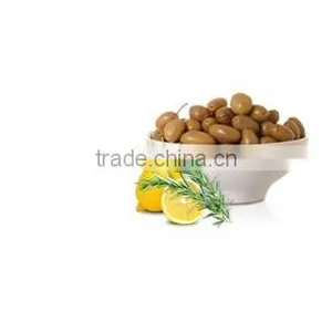 Cracked Purple Olives With Lemon and Rosemary,High Quality 100% Tunisian Table Olives. Cracked Olives 370 ml Glass Jar thumbnail-3