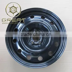 13x5.5J Passenger Steel Rim Automobile Wheel thumbnail-2