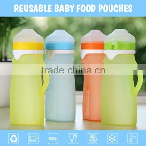 New Arrival Safety Bpa Free Silicone Baby Food Bottle Feeder thumbnail-1