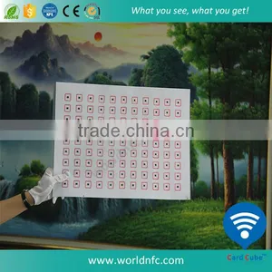 Raw Material Transparent RFID Smart Card Inlay With Layout 3*8 thumbnail-2
