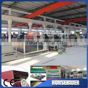 Pvc Glazed Roof Tile Extrusion Machine/pvc Tile Making Machine/pvc Tile Machine thumbnail-1