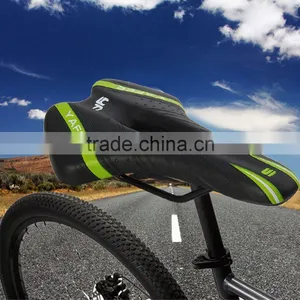 YAFEE - 1019 Sports Bicycle Saddle MTB Prolong Saddle PU Leather Hollow Saddle Racing Bicycle Parts thumbnail-1