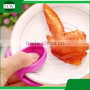 Kitchen Non-stick Silicone Bbq Baking Grill Heat Resistant Oven Finger Clip Glove Gloves thumbnail-1