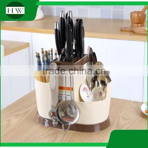 Kitchen Accessories Multipurpose Plastic Flatware Fork Spoon Knife Storage Rack Holder thumbnail-1