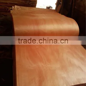 Grade a b c 0.28mm 4'x8' Decorative Natural Okoume Face Veneer for Plywood thumbnail-2