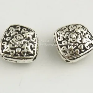 Silver Spacer Beads DIY Beads For Jewelry Making Bracelet thumbnail-5