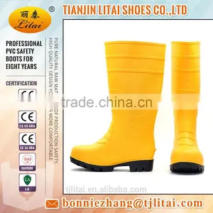 Italy Style PVC Safety Boots With Steel Toe CE ISO 20345 thumbnail-3