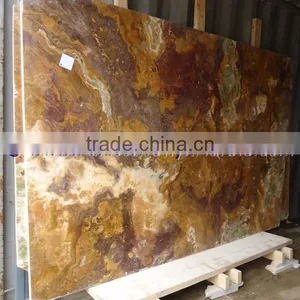 Best Quality Modern BROWN GOLDEN ONYX COUNTERTOPS thumbnail-3