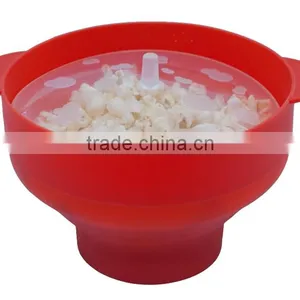 Foldable Silicone Popcorn Maker Microwave Popcorn With Lid thumbnail-3