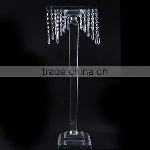 Glass Flower Stand Wedding Decoration Flower Stand Crystal thumbnail-1