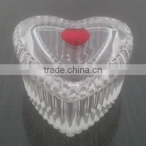 Wholesale Cheap Small Clear Crystal Trinket Jewelry Box thumbnail-1