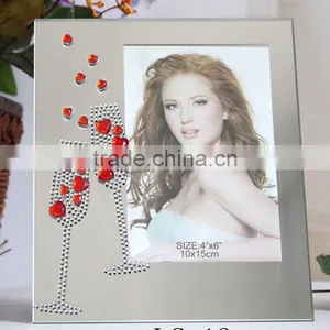 2015 Hot Selling Jewelled Photo Frame Glass Photo Frame thumbnail-1