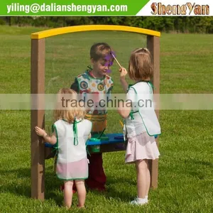 Educational Toy Wood and Acrylic Kids Painting Easel thumbnail-1
