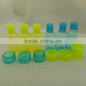 7pcs Cheap Color Plastic Travel Bottle Set Travel Bottle Kit Bottle Container thumbnail-2