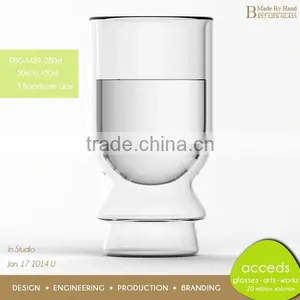 Handmade Popular Borosilicate Glass Double Wall Tea Glass Cup thumbnail-6