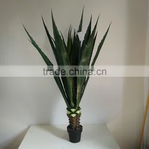 High Quality Artificial Maguey Bonsai Potted Plant thumbnail-1
