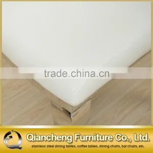 European Style Elegant White Dining Chair thumbnail-4