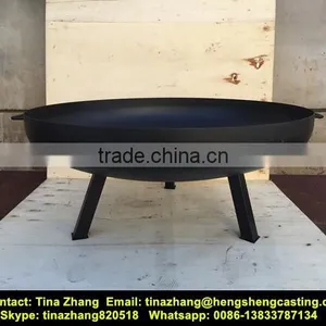 2017 Hot Sale Antique Outdoor Wood Burning Cast Iron Fire Pit With Stand thumbnail-4