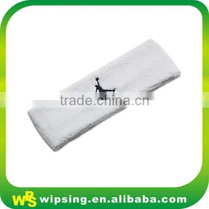 High Stretch White Cotton Baby Sweatband thumbnail-1