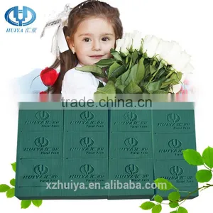 Hebei Huiya Dark Green Floral Foam Brick With 22.5*10.5*7.5cm for Flower Decoration thumbnail-3