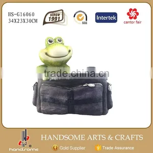Four Season Garden Statues Frog Pot Bag Shape Garden Planter thumbnail-1