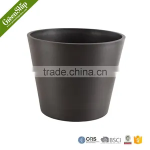 Green Plastic Wood Stone UV Protective Large Garden Decorative Plain Surface Planters thumbnail-4