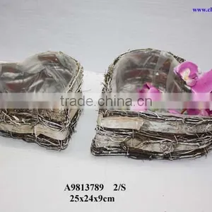 Birch Heart Shape Planter thumbnail-1