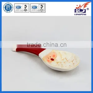 Red and White Santa Claus Ceramic Dolomite Christmas Spoon Rest Christmas Ceramic Santa Father Christmas Kitchen Spoon Rest thumbnail-1