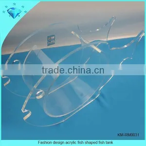 Fashion Design Acrylic Fish Shaped Fish Tank thumbnail-1