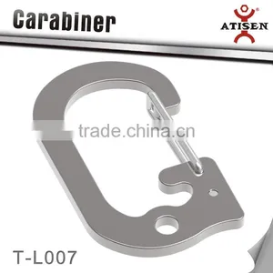 Top Promotion Safe Custom Round Stainless Steel Carabiner thumbnail-1
