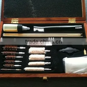 High Quality Gun Cleaning Kit in Wooden Box thumbnail-2