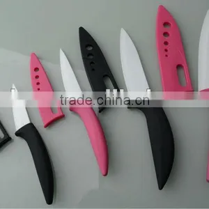 4 Pieces Zirconia Ceramic Knife With Blade Saver thumbnail-1