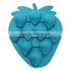 11098 Popular Baking Tools Silicone Strawberry Shape Cake Moulds thumbnail-2