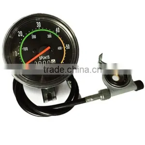 Analog Bicycle Speedometer Resettable Odometer Classic Style For Exercycle Bike thumbnail-1