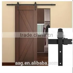 2016 Hot Sale Sliding Roller Track Support Floor Guide Fitting for Wooden Door thumbnail-2