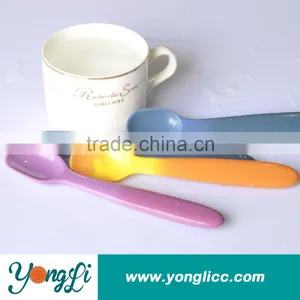 FDA Approval Sensing Baby Silicone Colorful Ice Cream Spoon thumbnail-1