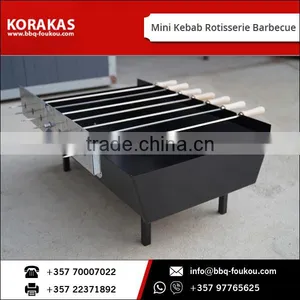 Hot Sale Powder Coated Easily Assembled Mini Kebab Rotisserie Barbecue thumbnail-4