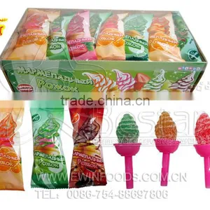 Ice-cream Jelly Candy With Plastic Whistle Lollipop thumbnail-1