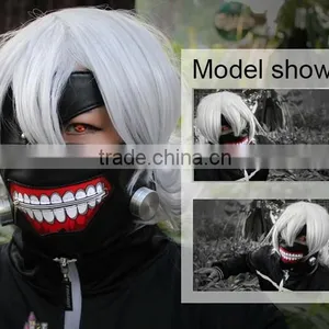 NEW Halloween Anime PU Leather Cosplay Party Mask thumbnail-4