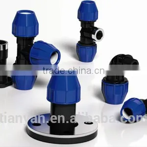TY High Quality PP Compression Fittings COUPLING Eco-friendly Cheap Price Full Size Factory Price List Discount thumbnail-3